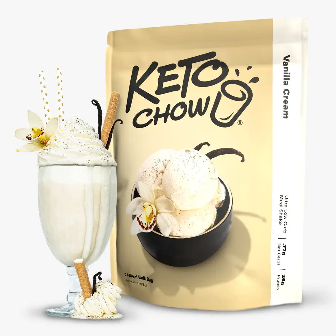 Keto Chow Vanilla Cream - Ultra Low Carb Meal Shakes