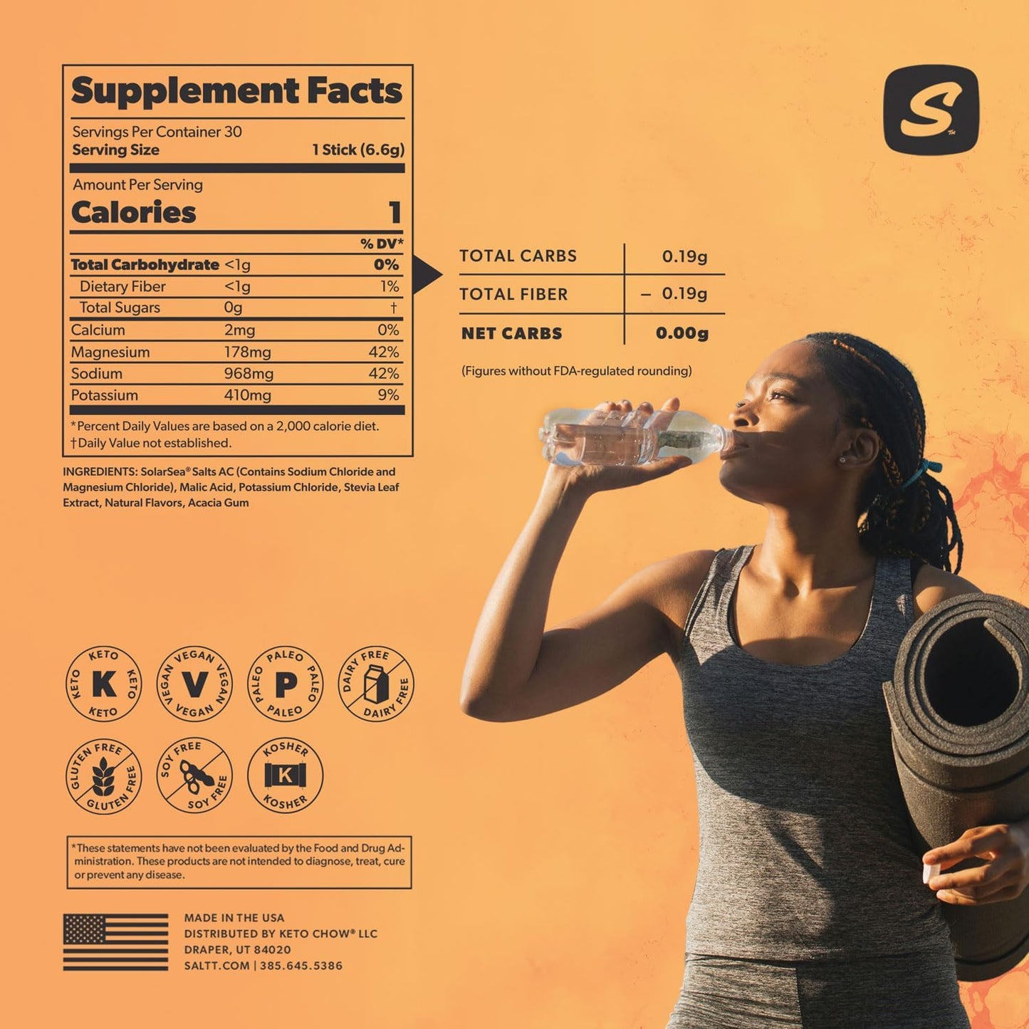 SALTT Groovy Grapefruit 30 Pack - Electrolyte Powder Drink Mix