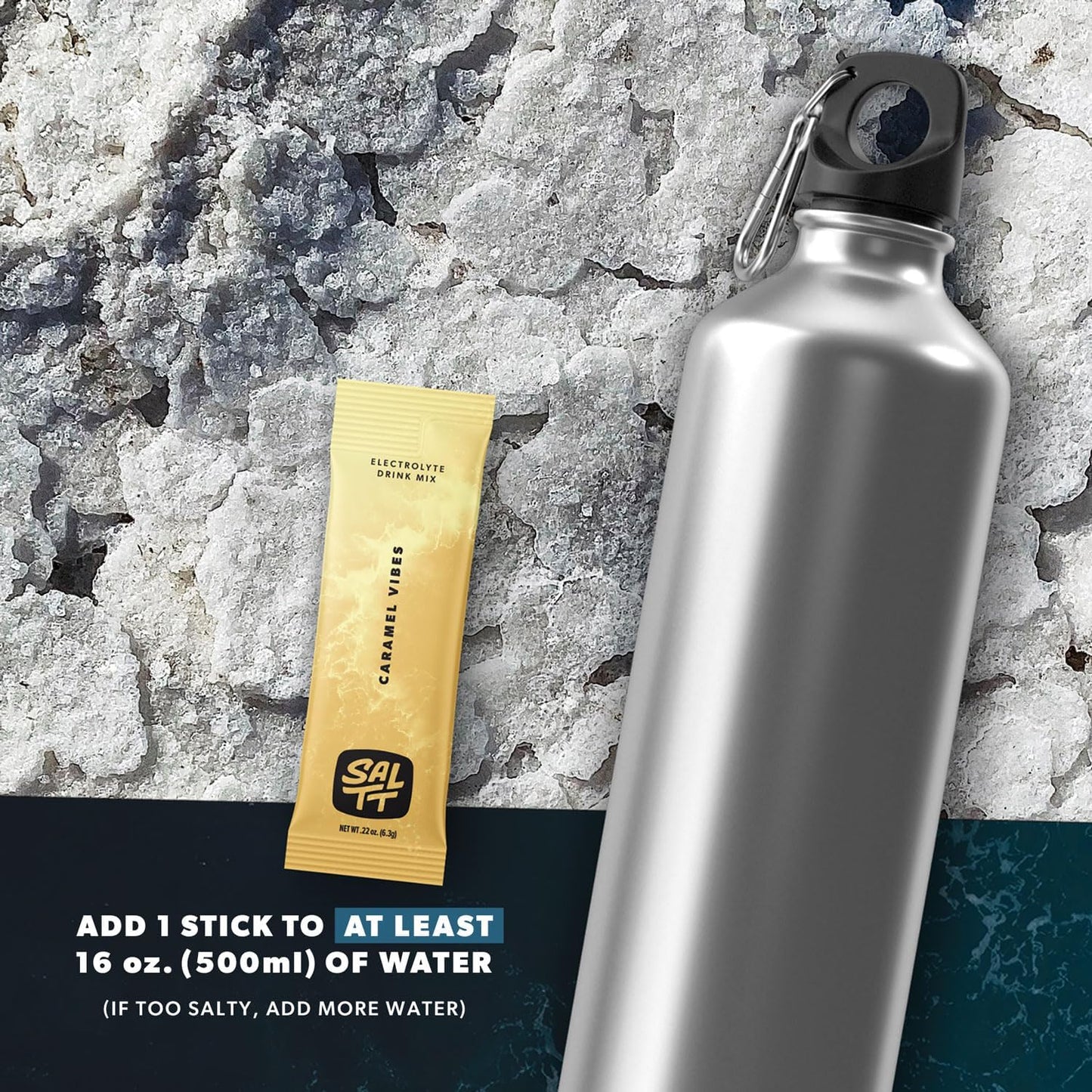SALTT Caramel Vibes 30 Pack - Electrolyte Powder Drink Mix