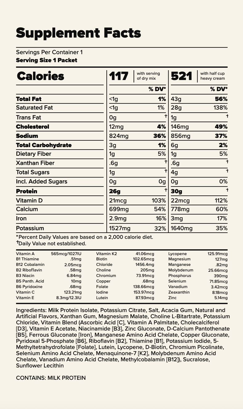 Keto Chow Carrot Cake- Ultra Low Carb Meal Shakes