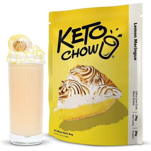 Keto Chow Lemon Meringue - Ultra Low Carb Meal Shakes