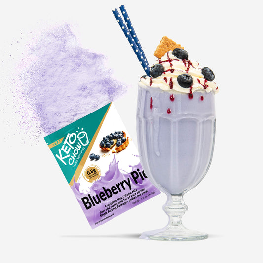Keto Chow Blueberry Pie - Ultra Low Carb Meal Shakes