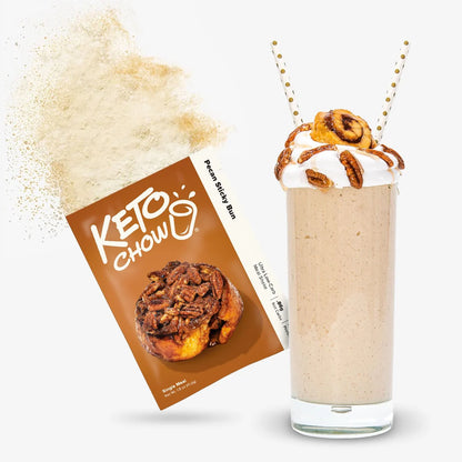 Keto Chow Pecan Sticky Bun - Ultra Low Carb Meal Shakes