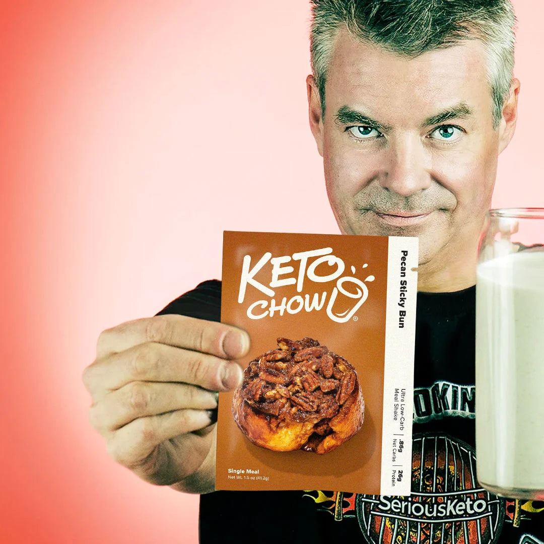 Keto Chow Pecan Sticky Bun - Ultra Low Carb Meal Shakes
