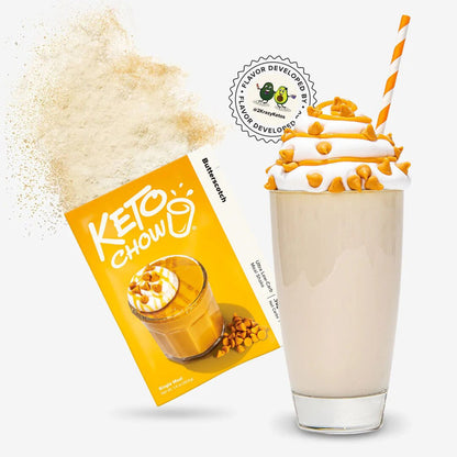 Keto Chow Butterscotch - Ultra Low Carb Meal Shakes