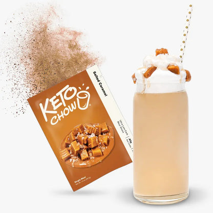 Keto Chow Salted Caramel - Ultra Low Carb Meal Shakes