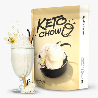 Keto Chow Vanilla Cream - Ultra Low Carb Meal Shakes