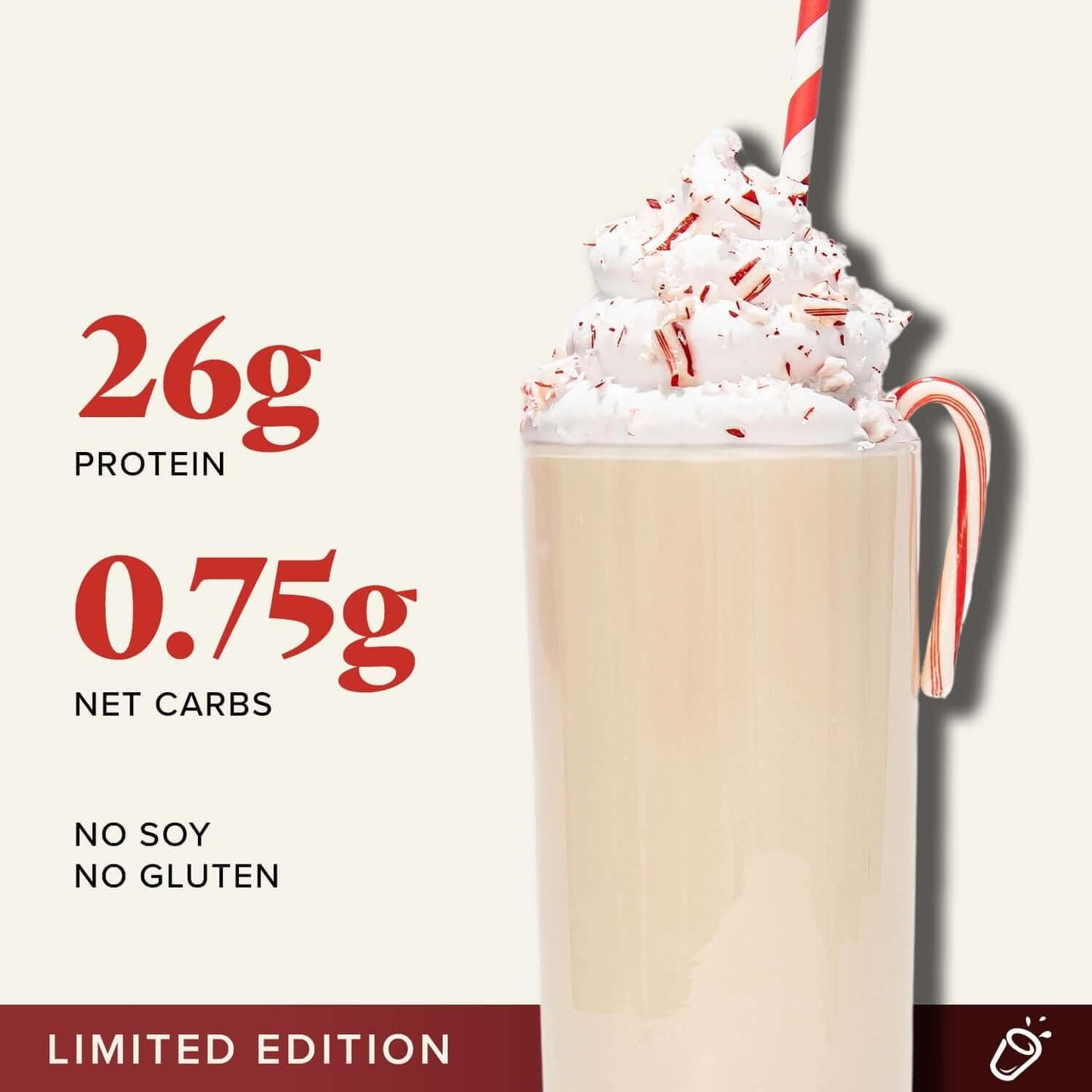 Keto Chow Peppermint - Ultra Low Carb Meal Shakes