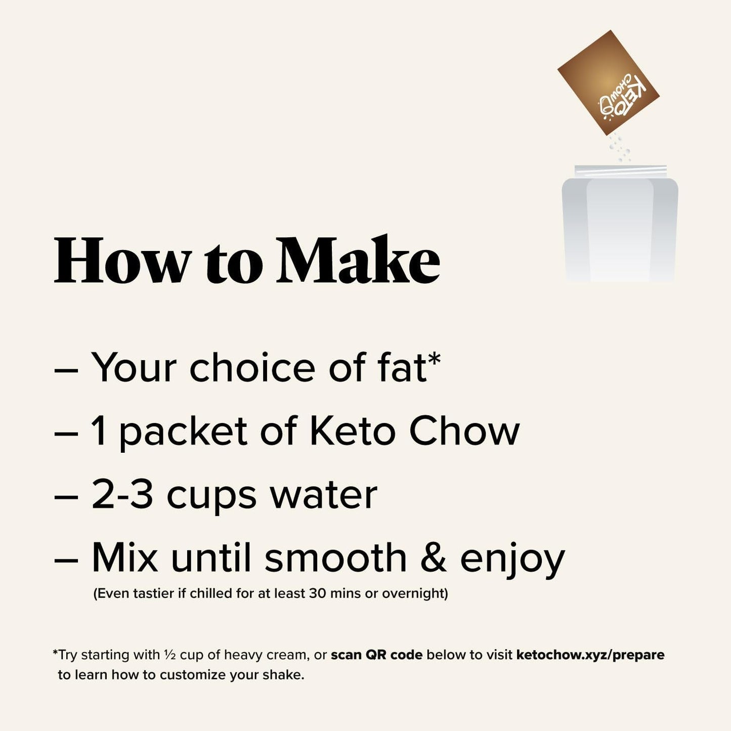 Keto Chow Orange Cream - Ultra Low Carb Meal Shakes
