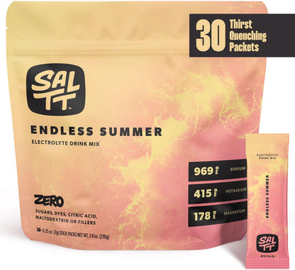 SALTT Endless Summer - Electrolyte Powder Drink Mix - 30 Pack and Single Stick Options