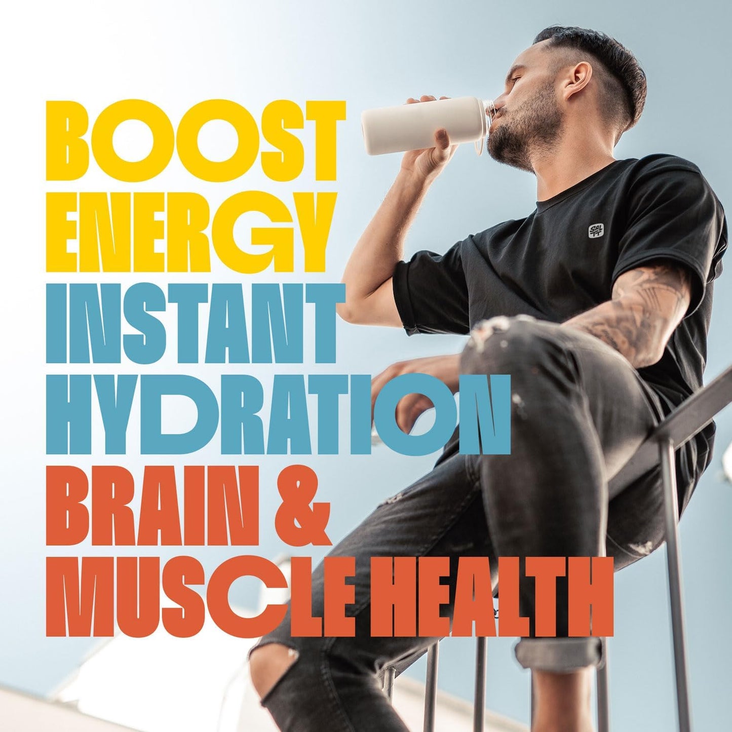 SALTT Lemon Lime Twist 30 Pack - Electrolyte Powder Drink Mix