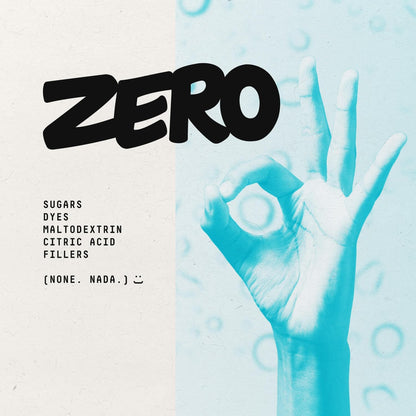 SALTT Blue Slushies + Caffeine- Electrolyte Powder Drink Mix - 30 Pack and Single Stick Options