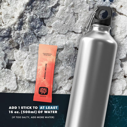 SALTT Mondo Melon - Electrolyte Powder Drink Mix - 30 Pack and Single Stick Options