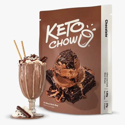Keto Chow Chocolate - Ultra Low Carb Meal Shakes