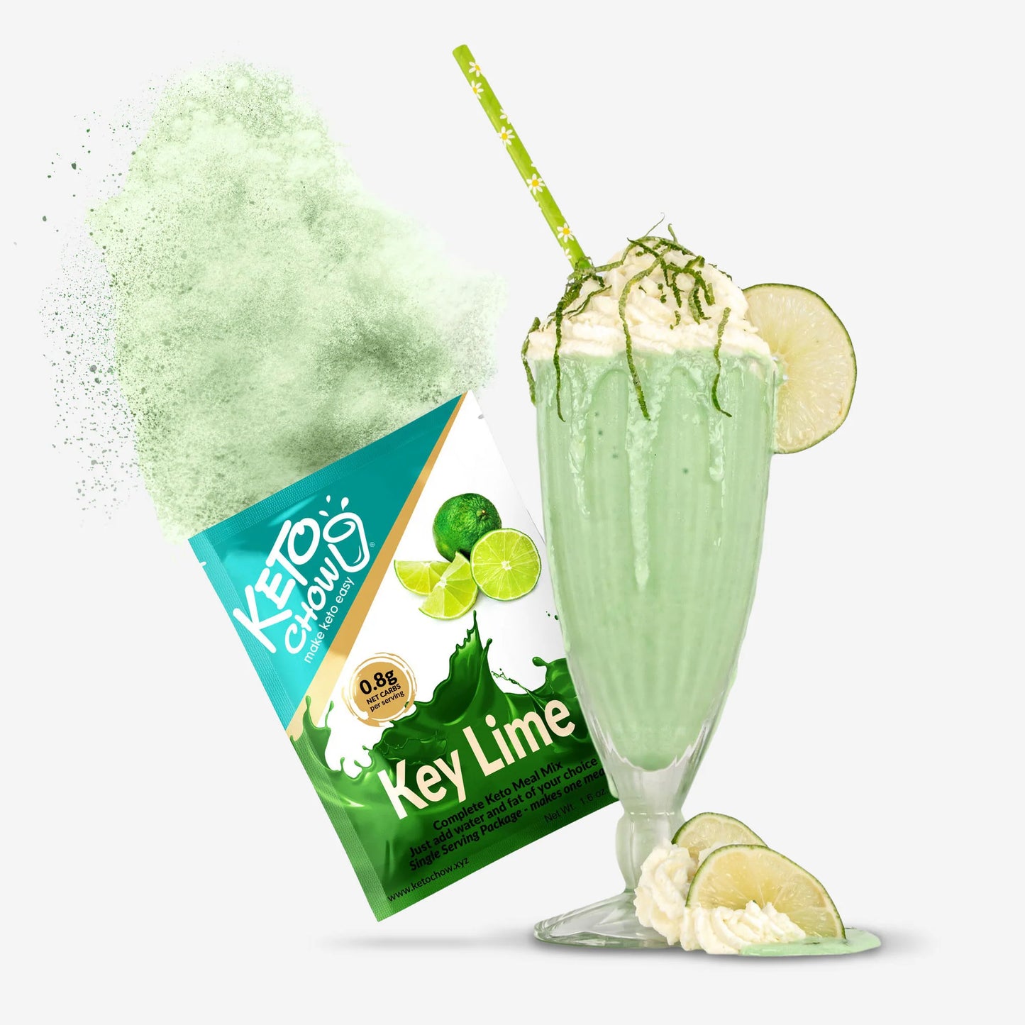Keto Chow Key Lime - Ultra Low Carb Meal Shakes