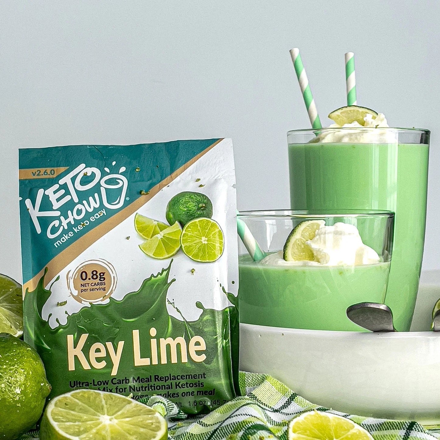Keto Chow Key Lime - Ultra Low Carb Meal Shakes