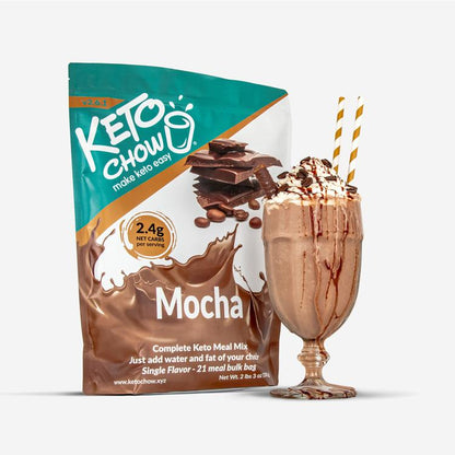 Keto Chow Mocha - Ultra Low Carb Meal Shakes